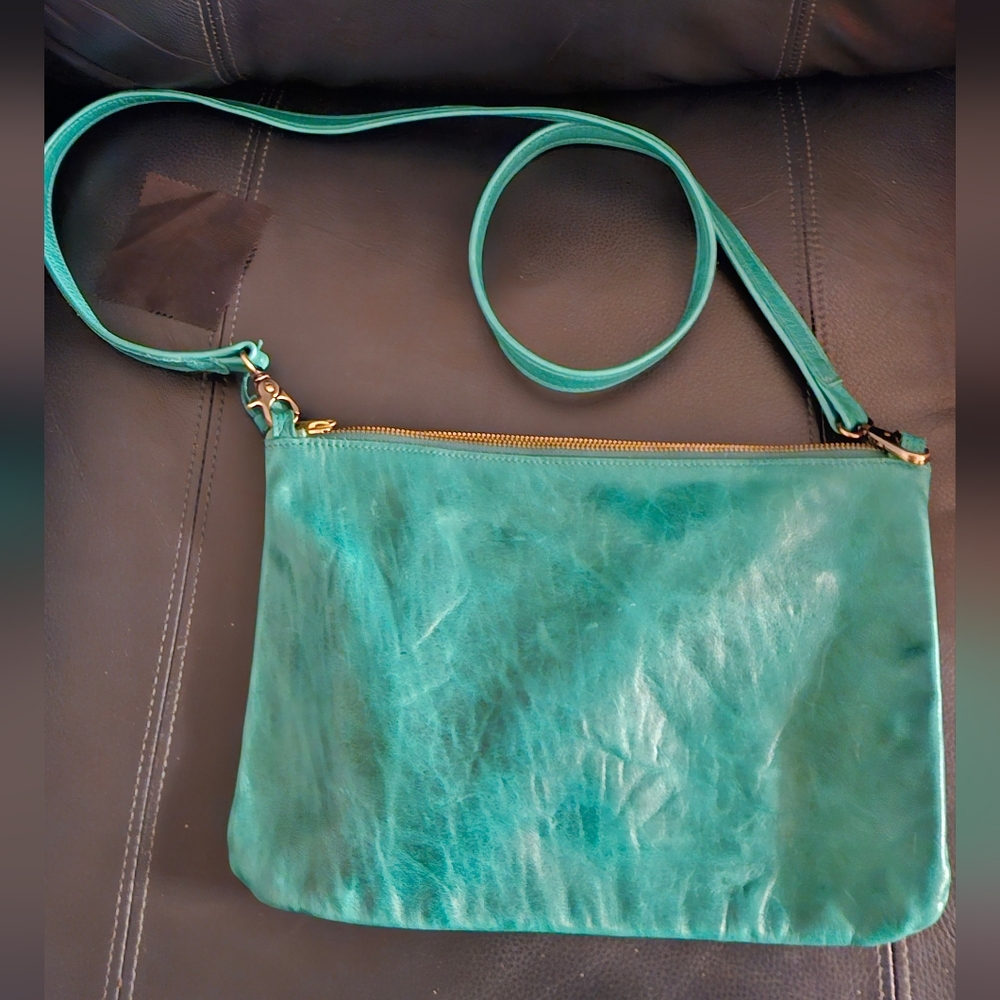 Satchel Savannah Emerald Green large alison messenger